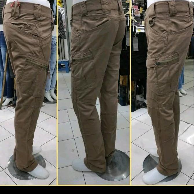 Celana Taktikal Panjang Celana Taktikal Panjang Pria Pria// Polos Sabuk// Keren