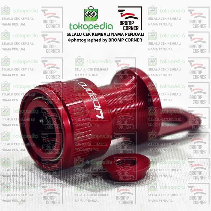 LITEPRO QR PEDAL HOLDER SEPEDA LIPAT - BROMMIE - RED