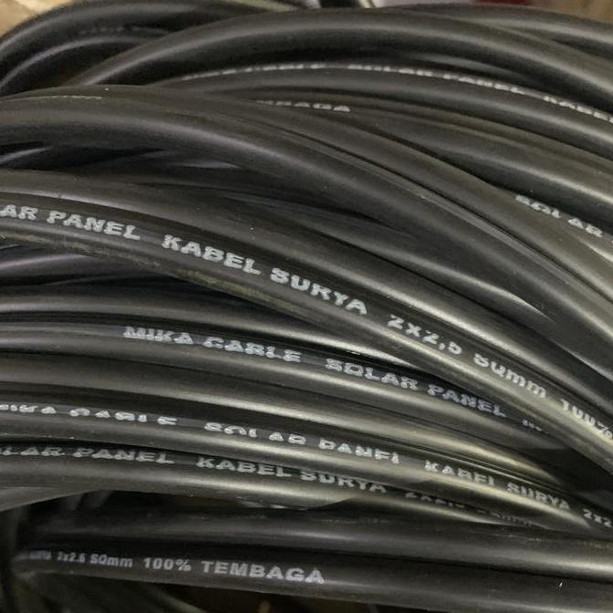 Kabel Solar Panel Twin Core 2x2.5mm / Kabel PV Twin Core 2x2.5mm