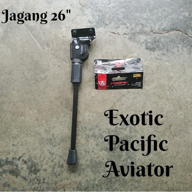 Standar Samping Jagang Sepeda 26 Pacific Exotic 2 Lobang