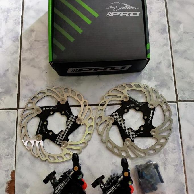 BrakeSet Semi Hydraulic IIIPRO Flat Mount Not TRP Radius Tektro