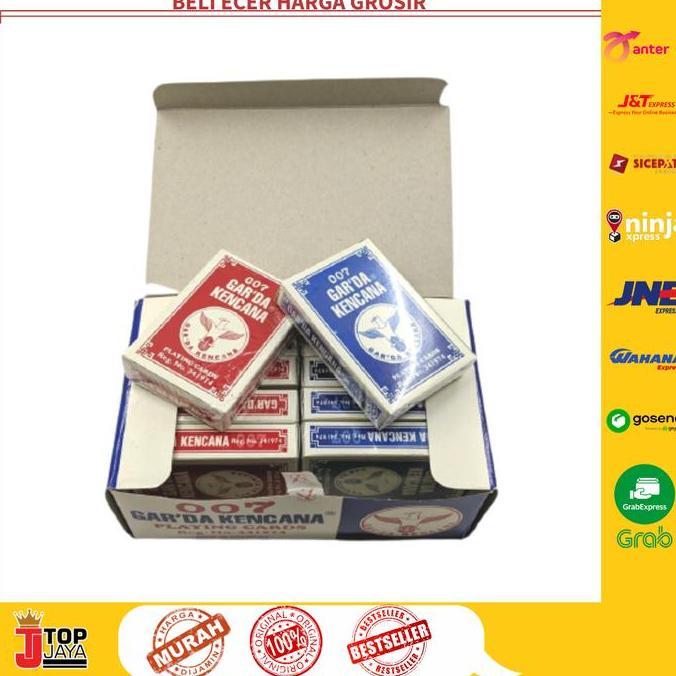 Kartu Remi Merk Garda Kencana 007 / Playing Cards 007 isi 12 pak