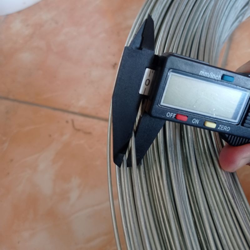 Kawat Putih Bwg 14 1Kg - Kawat 2Mm - Kawat Gantungan - Kawat Jemuran