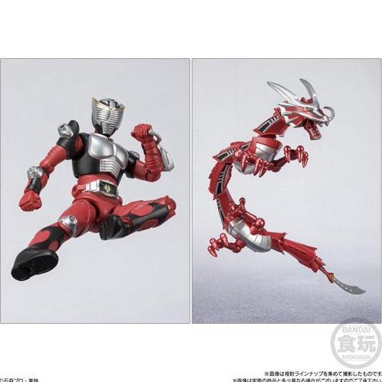 SHODO-X KAMEN Raida Masked RIDER 4 [Dragon Knight Ryuki Blank Dragreder Mirror Monster] 1-18 Scale 1