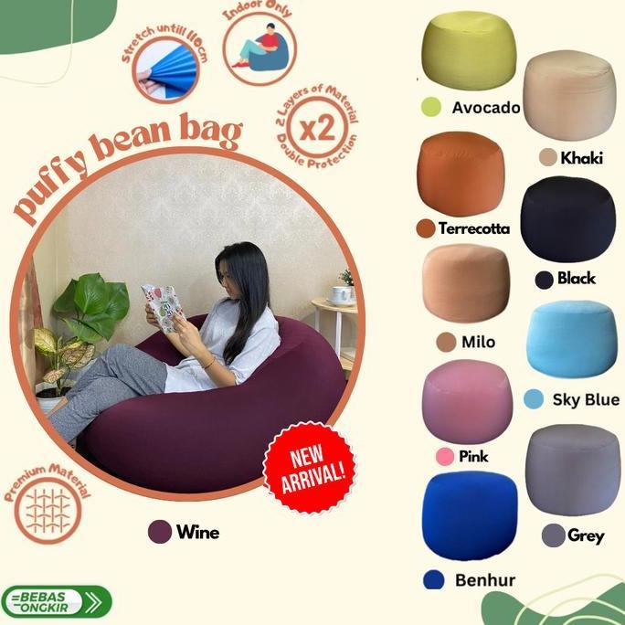 BEAN BAG / PUFFY BEAN BAG / BEAN BAG PLUS ISI/SQUISHY BEAN BAG -