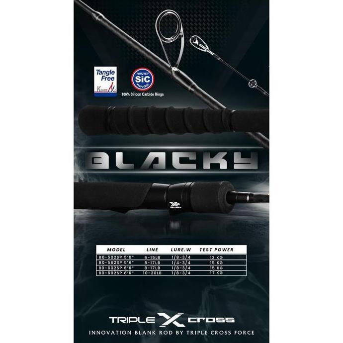 BEBAS ONGKIR - Joran Pancing Blood-X Blacky Carbon Mancing Galatama Kolam 165 180 Free Packing  Reel