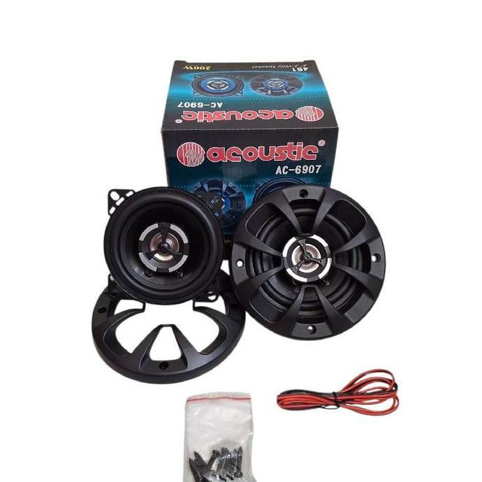 Speaker 4 Inch Acoustic Ac-6907 451 Two Way Speaker 4" Acoustic