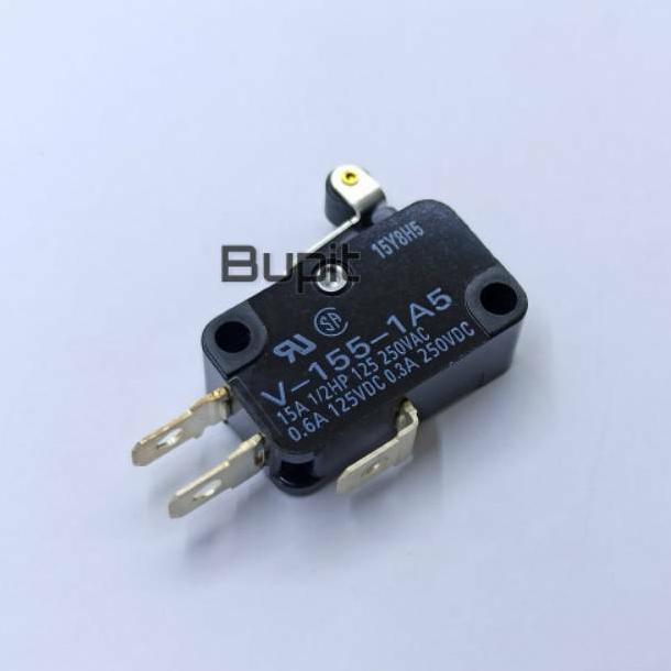 Terlaris Micro Switch Omron + Roda Tuas Pendek Original V-155-1A5