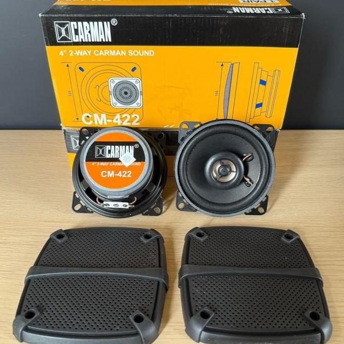 Speaker Coaxial Carman 4 Inch Two Way Speaker Carman 2 Way