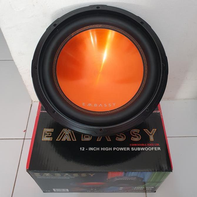 Subwoofer Embassy Ew-126 Double Coil
