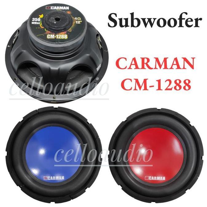 Subwoofer 12" Carman Cm 1288 Double Coil 12 Inch Cm1288