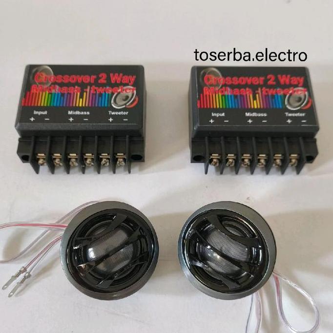 Crossover Pasif 2Way (Midbass Tweeter) Plus Tweeter Classic Audio Mobil