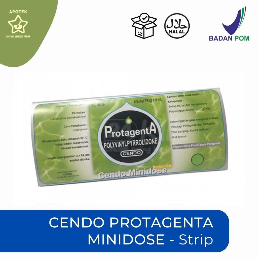 Cendo Protagenta Minidose Tetes Mata Eyedrop Soflens STRIP terlaris