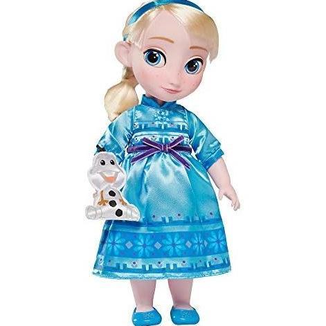 Disney Store Official Animators' Collection Elsa Doll, Frozen, Includes Olaf with Molded DetailsToy