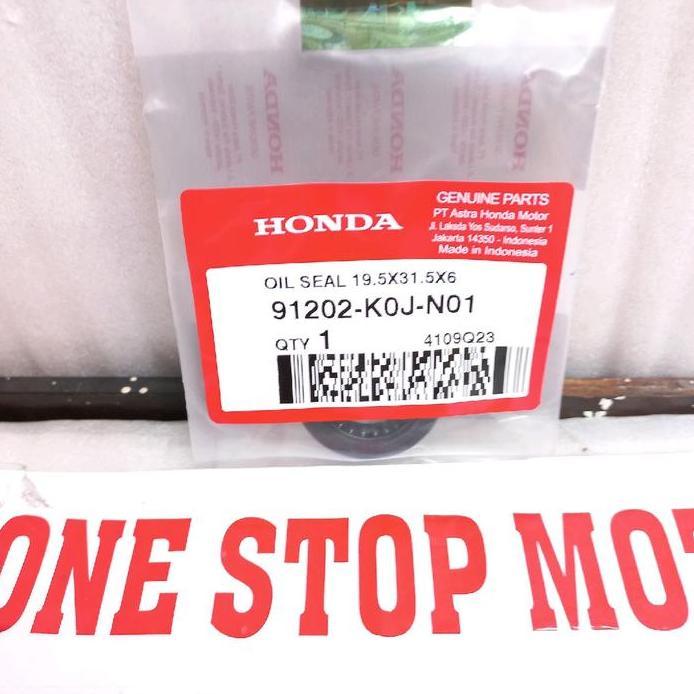 OIL SEAL SIL KRUK AS CRANKSHAFT KIRI CVT 19.5X31.5X6 HONDA GENIO SCOOPY BEAT NEW LED 2020 KOJ ORIGIN
