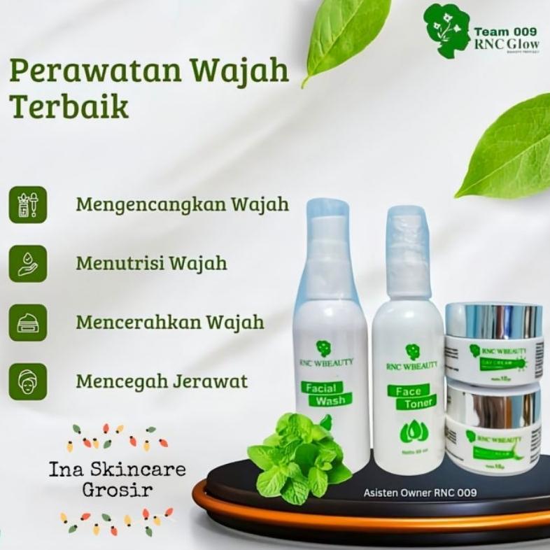 NEW RNC Wbeauty GLOW Skincare Viral | Stokis Resmi RNC | Jaminan Original | BPOM dan Halal [terbaik]