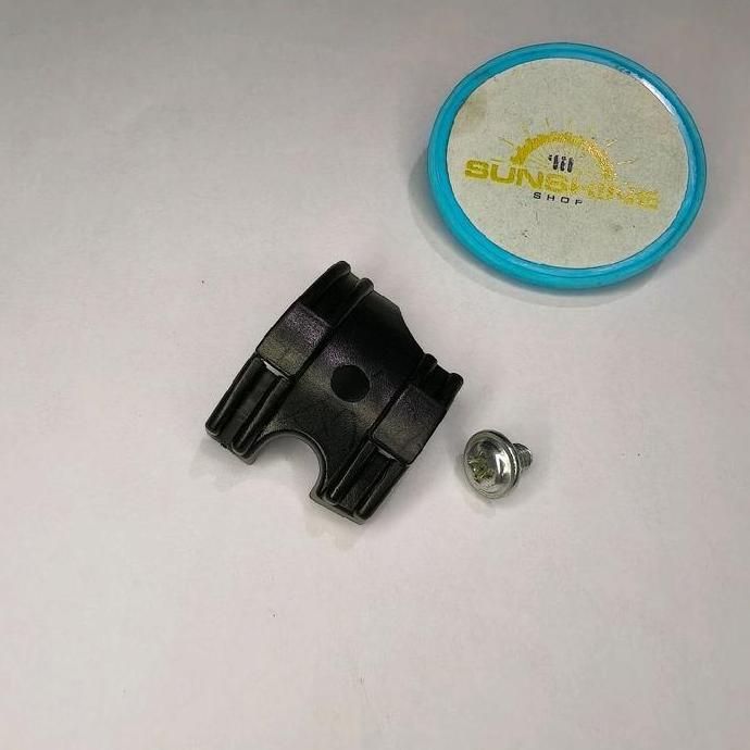 Klem Cable Guide Bawah Frame BB Bottom Bracket Jalur Kawat Inner Shifter PVC Plus Baut Sepeda MTB Fe