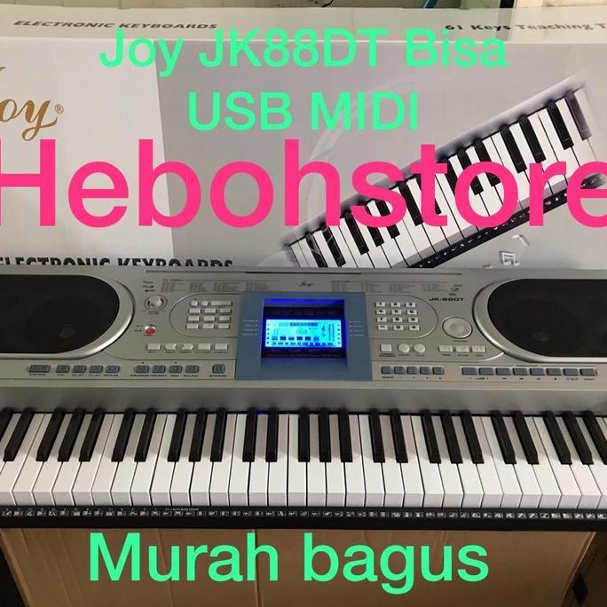 Keyboard Piano JOY JK88DT JK-88 DT Midi USB + Kaki keyboard SET ORI
