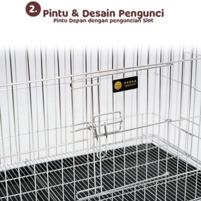 Ready Kandang Octagon Terbuka Stainless Steel Anti Karat & Kokoh - Pet Cage Octagon stainless