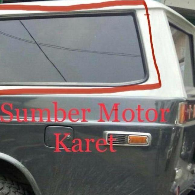 Karet Kaca Mati Samping Belakang FJ55 Comando