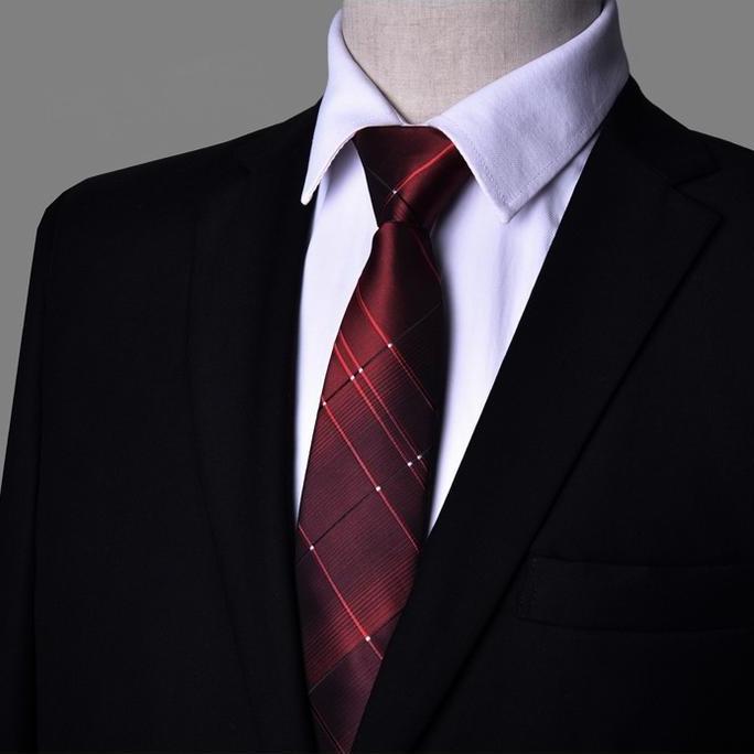 New  Dasi instan siap Pakai Dasi resleting Dasi Zipper slim 6cm