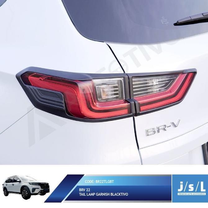 Garnis Lampu Belakang Hitam All New BRV Tail Lamp Garnish Blacktivo