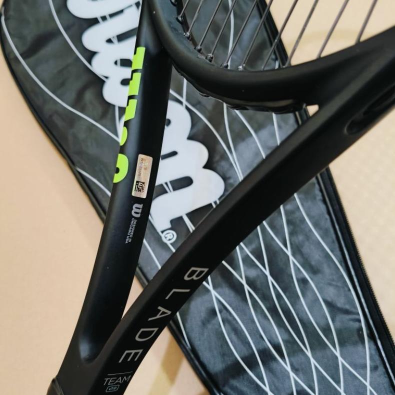 NEW RAKET TENIS WILSON BLADE TEAM V7.0 PREMIUM FULL SET TAS DAN GRIP