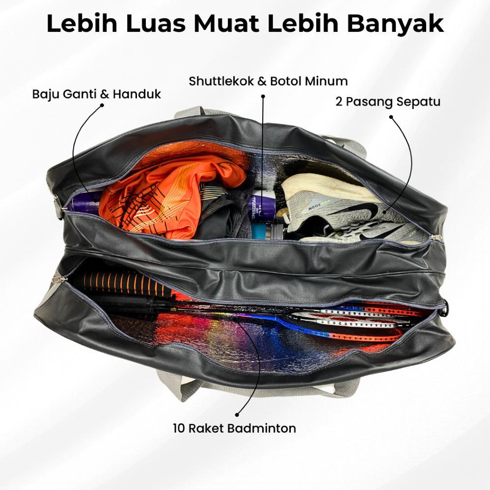 PROMO TERBARU TAS BADMINTON SELEMPANG ORIGINAL - THERMO 2 RUANGAN | WATERPROOF BESAR