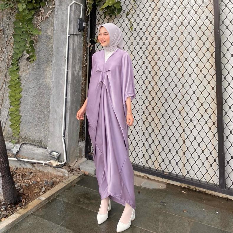 TERBARU [KAFTAN SATIN SILK] FREE BROSS / KAFTAN SILK / KAFTAN ELEGANT / KAFTAN SIMPLE