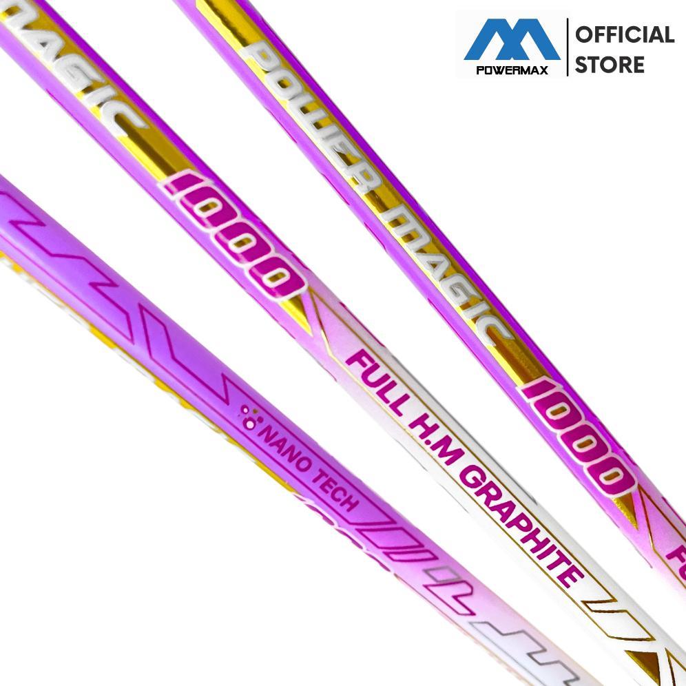 Hot Deals Powermax Raket Badminton Power Magic 1000 4U 35 Lbs Frame Bulutangkis Ringan All Around Bu