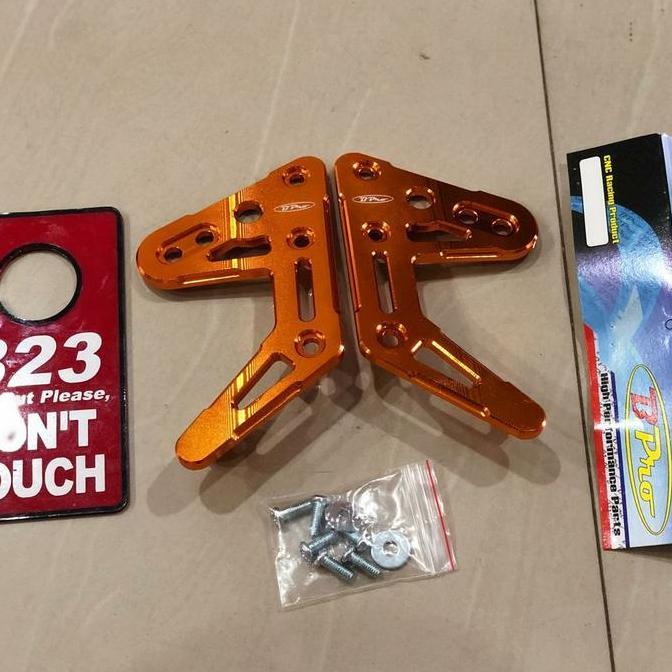 Breket lampu depan rx king oval b pro racing fullset cnc dudukan gold