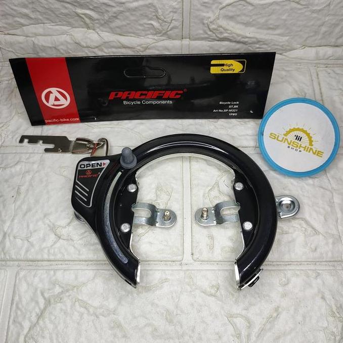 Ready Kunci Gembok Sepeda Bicycle Lock PACIFIC M321 Seli Lipat Folding Bike CTB Mini Balap Siera