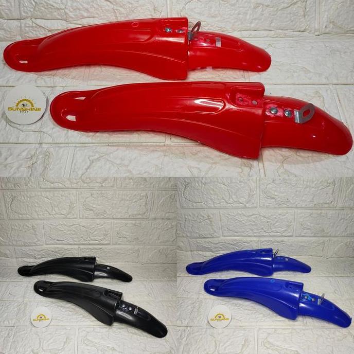 Ready Fender Spakbor Slebor Sepeda Anak BMX Lipat Ukuran 12 16 18 Plastik