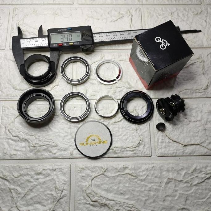 Ready Headset OVERSIZE BEARING OXO HS8 Untuk Fork OS 28.6 Kom Mangkok 34mm Tube Frame Bawah 34x30mm 