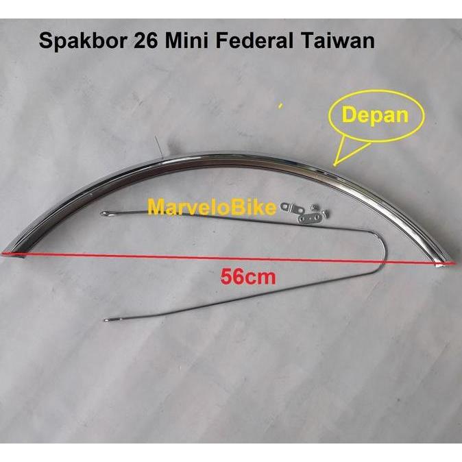 Ready Spakbor Fender sepeda MTB 26 Turing 26 Mini Federal Taiwan