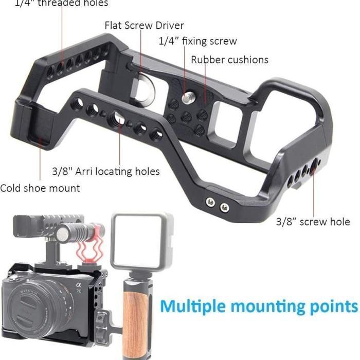 Kingma Rig Cage Aluminum For Sony A7C - Camera Grip A7 C New