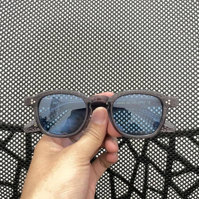 Frame Kacamata Pria Wanita Moscot Momza Sun Lensa Pasific Blue murah