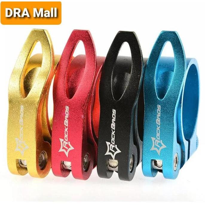 Ready Clamp Seatpost Sepeda 31.8 mm dan 34.9 mm Rockbros