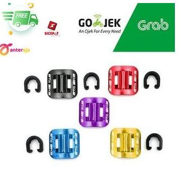 Ready Clamp Holder Dudukan C Clip Kabel Shifter Rem Sepeda Seli MTB RB 3M