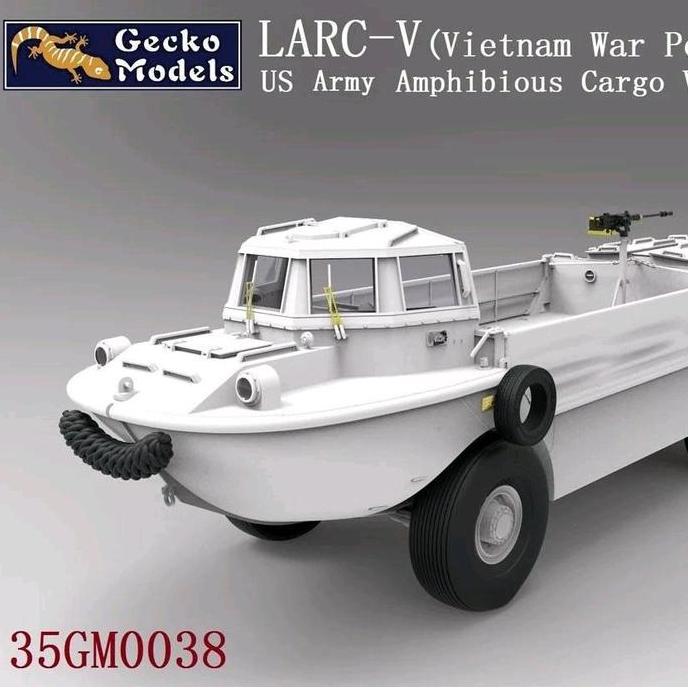 New  GECKO 1/35 LARC-V (Vietnam War) US Army Amphibious Cargo Vehicle - GEC35GM0038