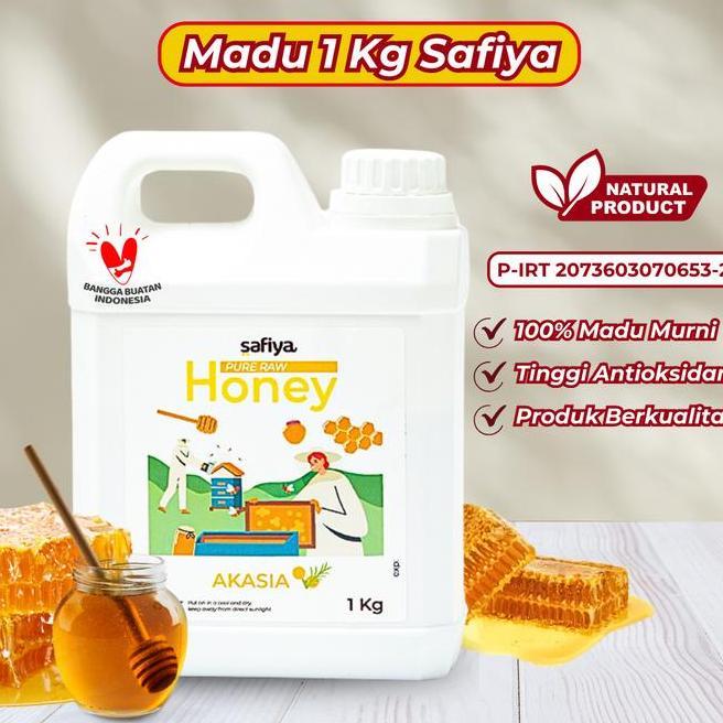 Madu Murni 1Kg Safiya Raw Honey Series