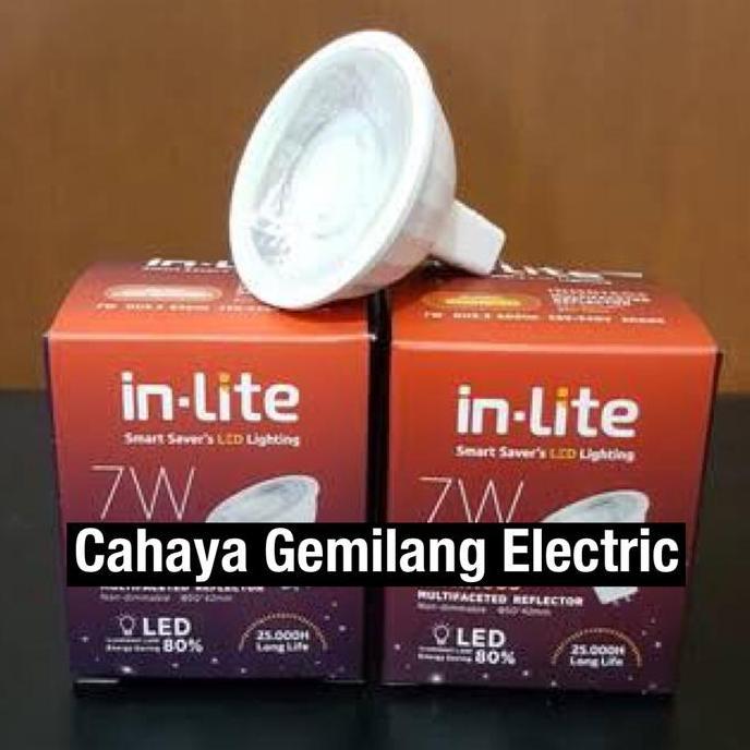 Leggero- Lampu Mr16 Inlite 7W Mr 16 7Watt Inlite