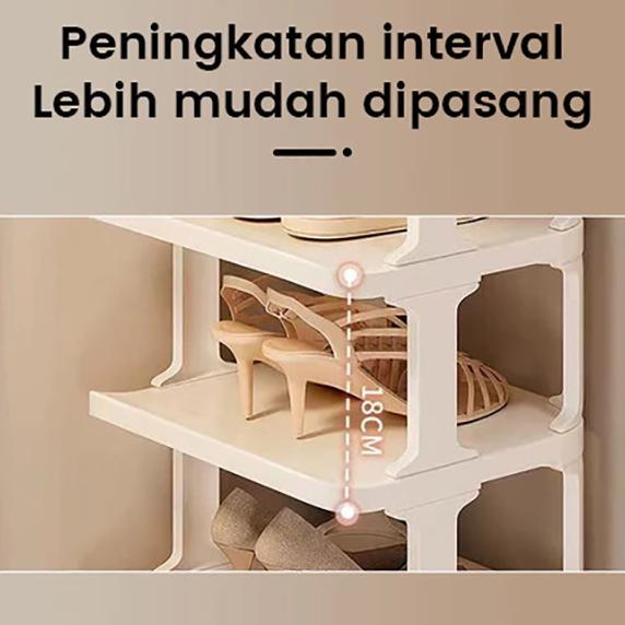 Premium Rak Sepatu Tempat Sandal  Rak Sandal Plastik Rak Plastik Serbaguna Multifungsi