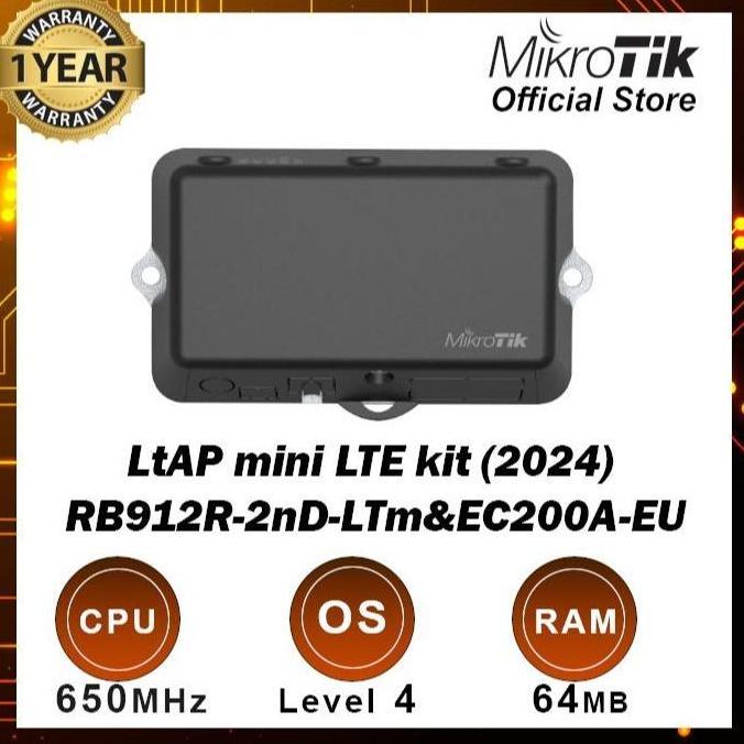 TERLARIS MIKROTIK LTAP MINI LTE KIT (2024) RB912R-2ND-LTM&EC200A-EU