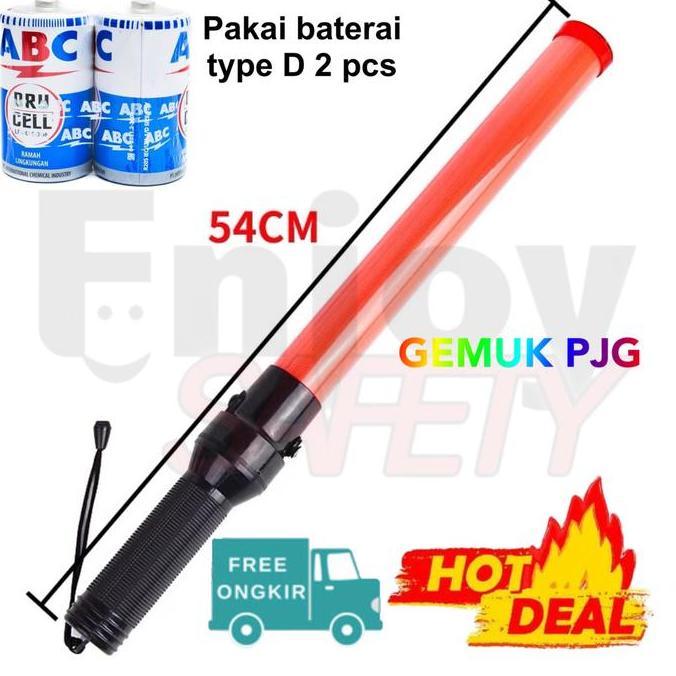 Leggero- Tongkat Parkir Lalin Stik Parkir/ Stun-Gun 41Cm Dan 54 Cm