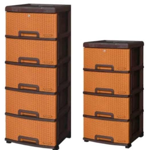 LEMARI PLASTIK LACI 5 SUSUN CONTAC NAPOLY