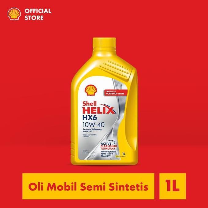 Oli Mesin Mobil Shell Helix Hx6 10W-40 (1L)