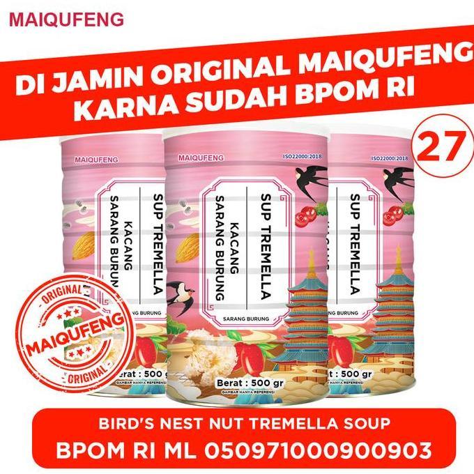 Xfood- Oufen Lotus Root Powder Maiqufeng Original Bpom Halal - Tremela Birdnest