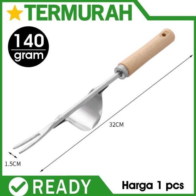 Willl- Alat Pencabut Cabut Akar Rumput Tanaman Liar Manual Garpu Weeder