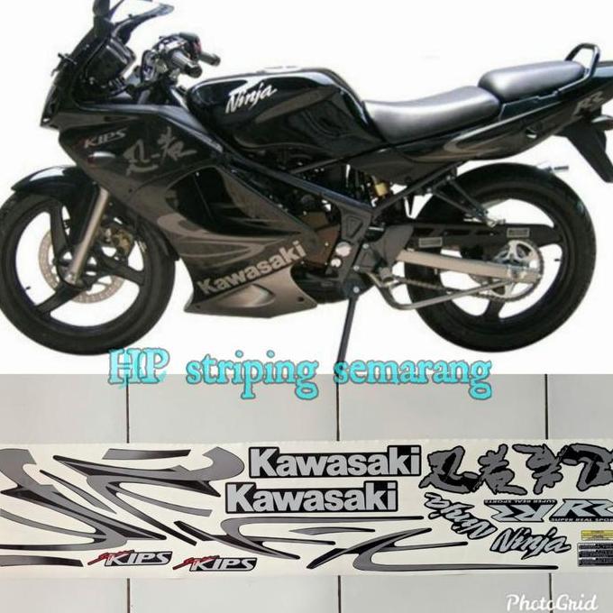 Striping Ninja RR th 2010 hitam
